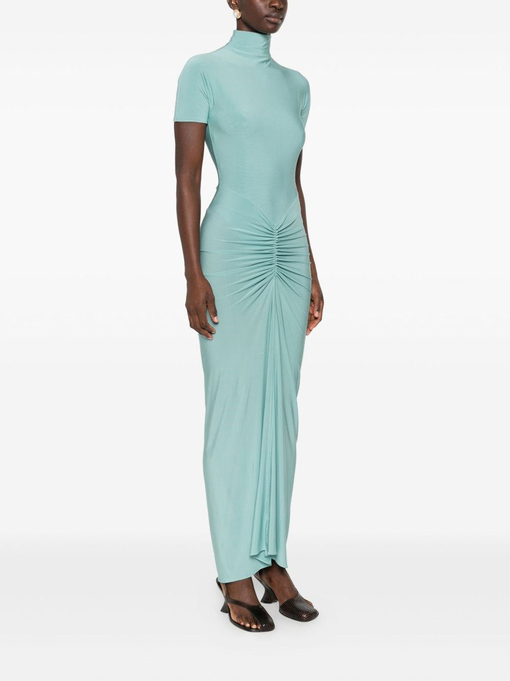 Jersey draped dress - 3