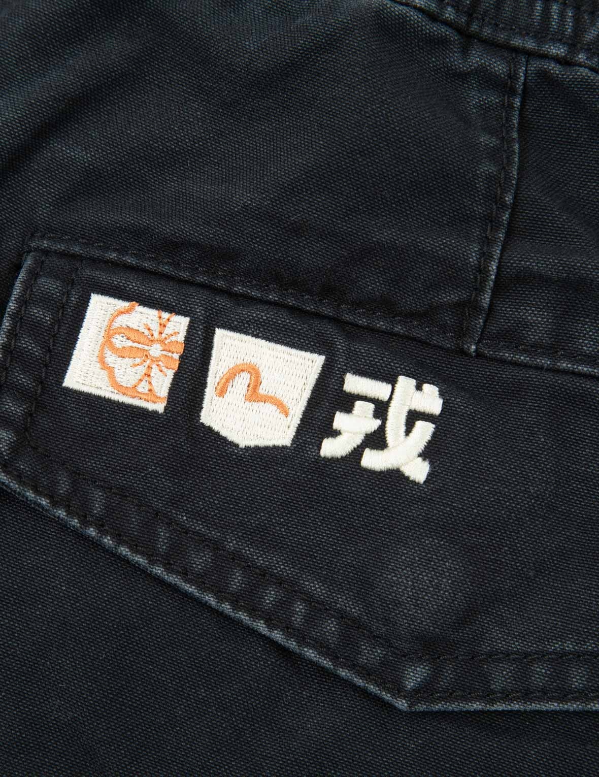 GODHEAD EMBROIDERY CARGO SHORTS - 13