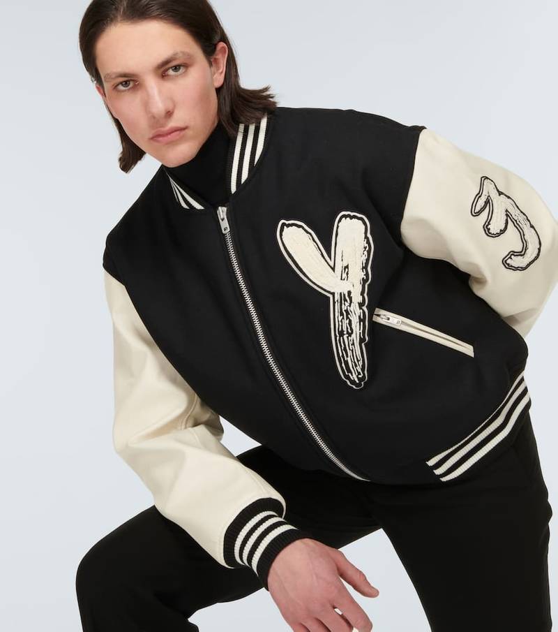 logo-print varsity jacket 5