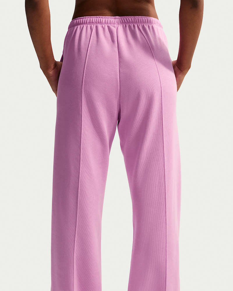 Nike Sportswear Chill Terry Women's Mid-Rise French Terry Open-Hem Pants 3