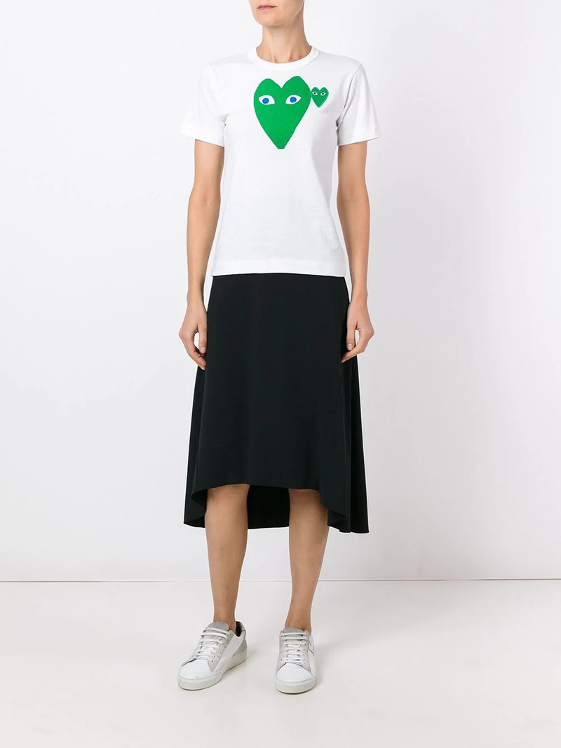 Comme des Garçons PLAY logo print T-shirt outlook
