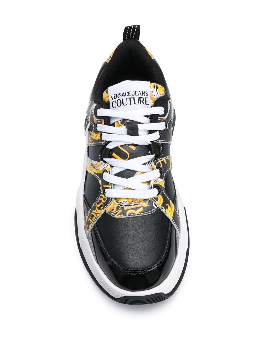 baroque print sneakers - 4