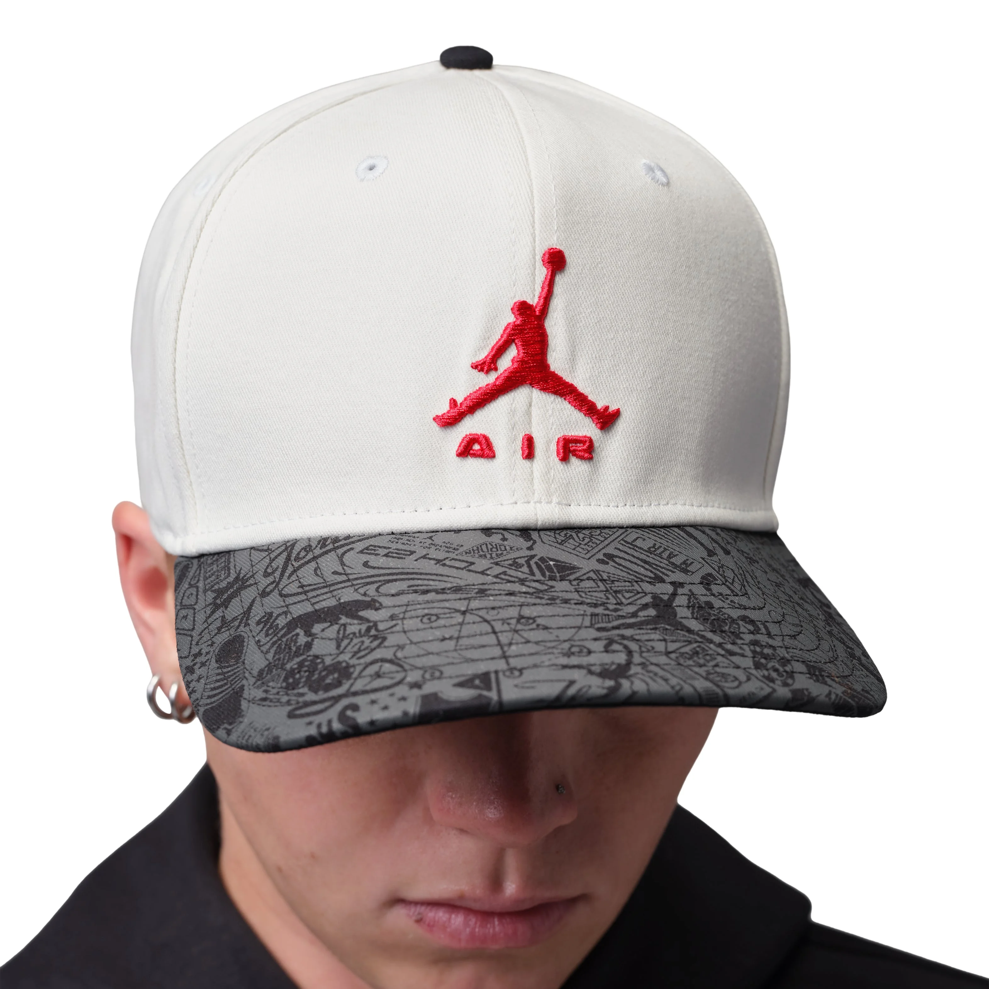 Jordan Pro Unstructured Cap 'Sail Black University Red' IM9070-133 - 1