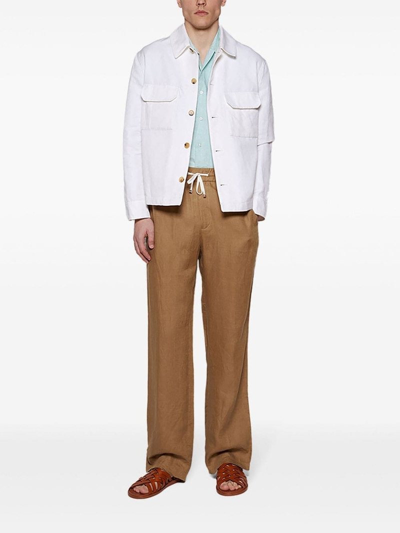 Loro Piana Tindaro semi-sheer shirt outlook