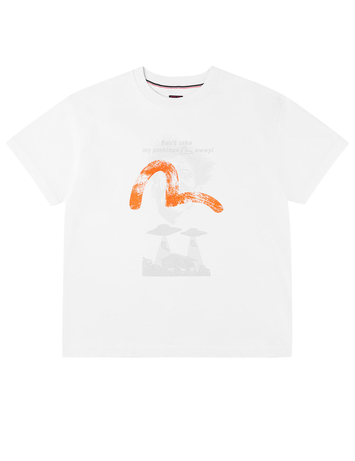 UFO Abduction Print Relax Fit T-shirt - 10