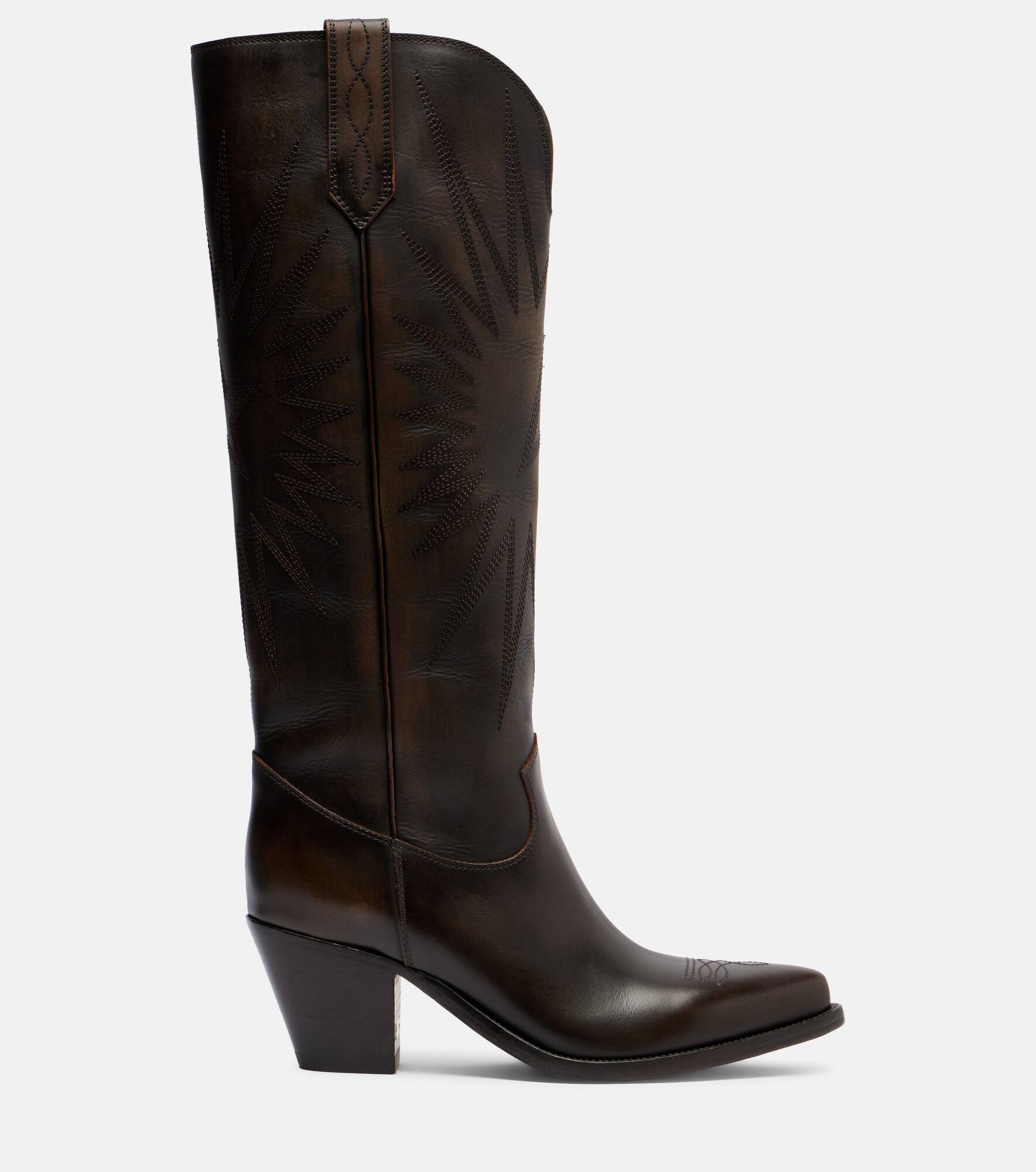 Wish Star leather cowboy boots - 4