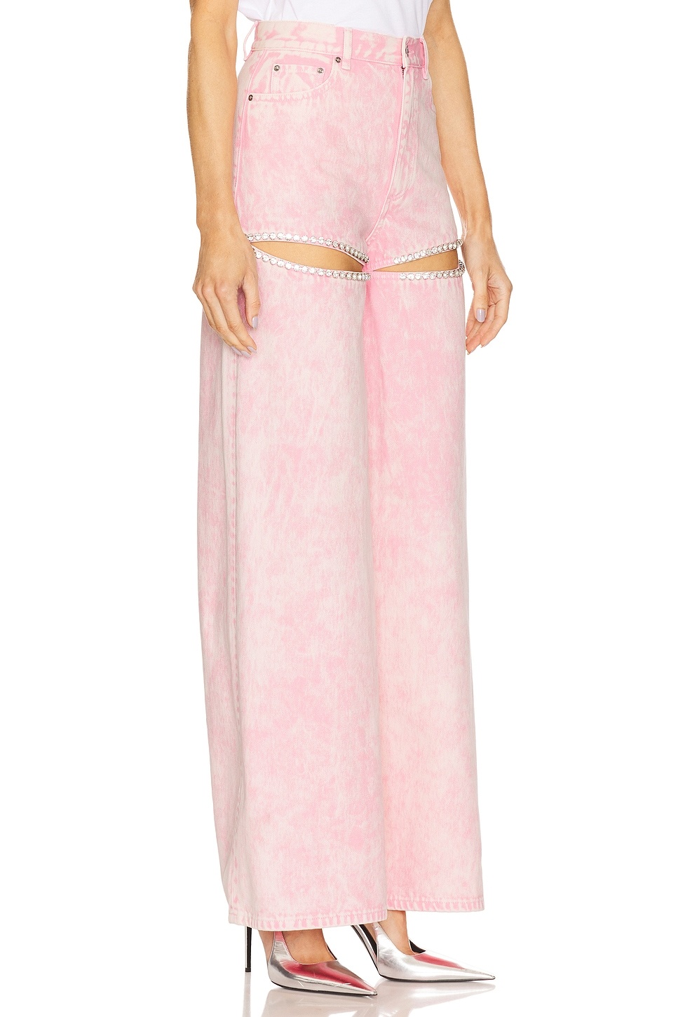 Crystal Slit Wide Leg - 2