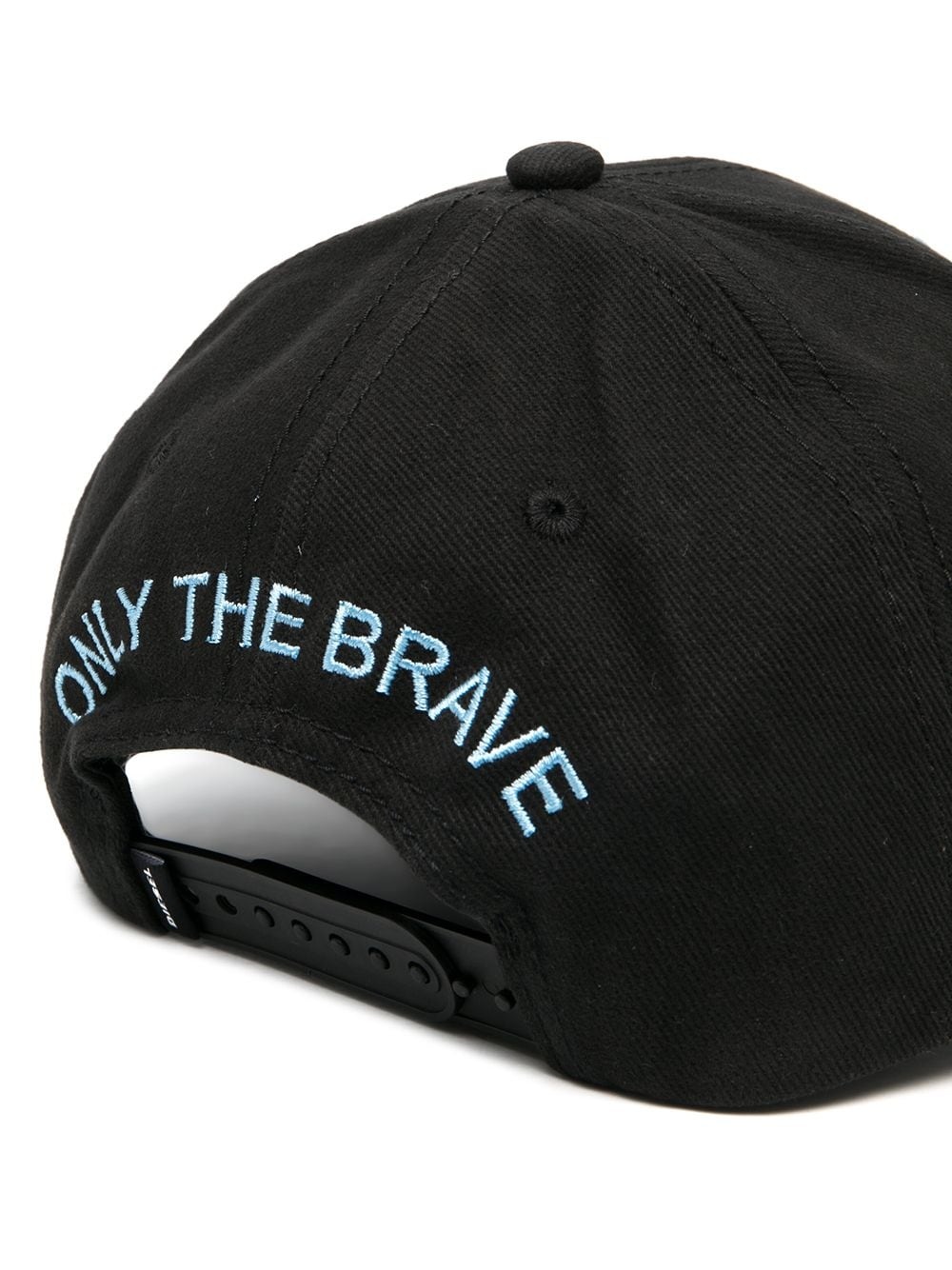 slogan embroidered cap - 2