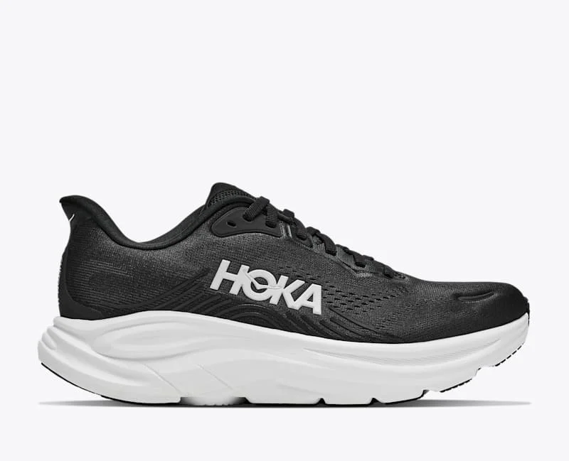 Women's Clifton 11 Shoes in Black/White - 1