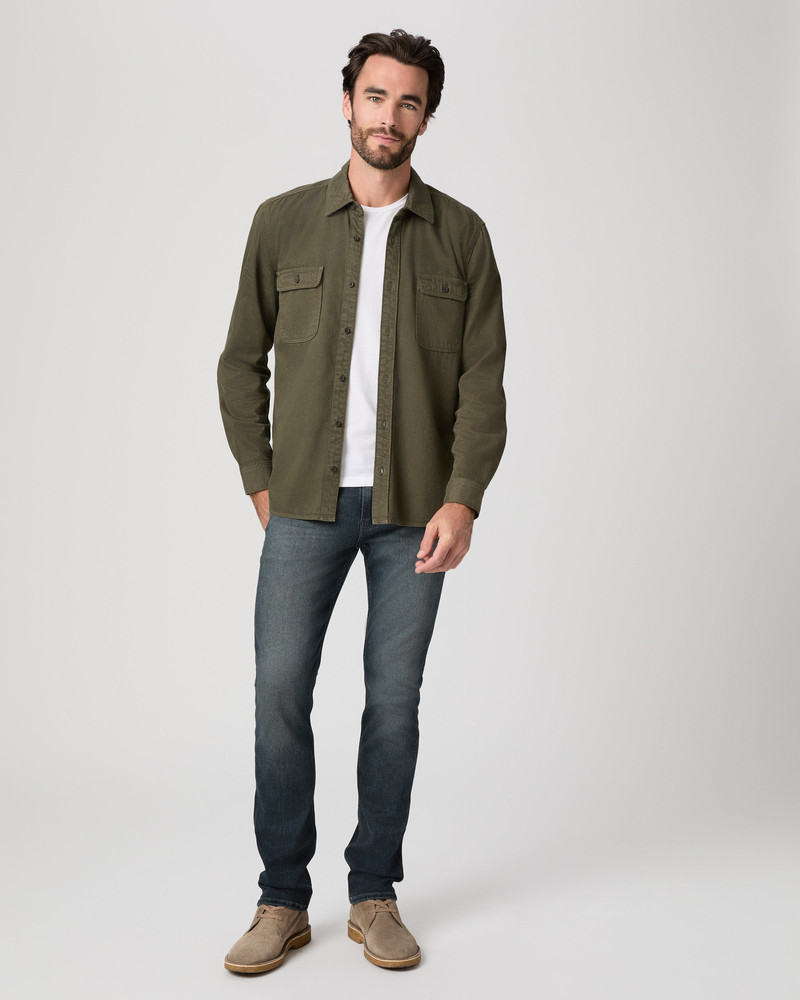 PAIGE Transcend Normandie 34" Straight Jean outlook