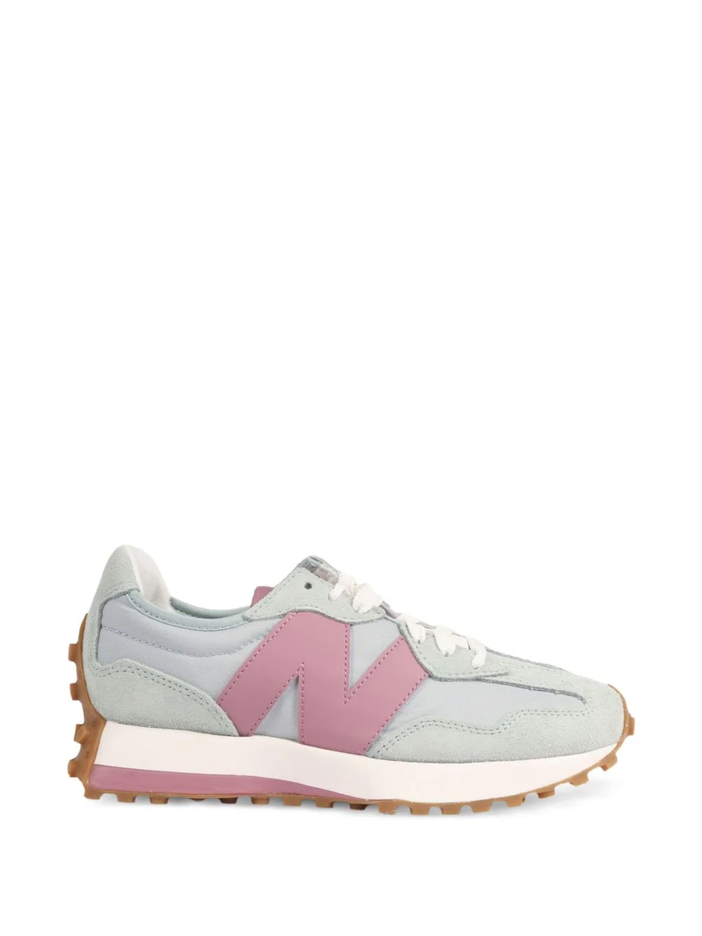 327 suede-panelled sneakers - 1