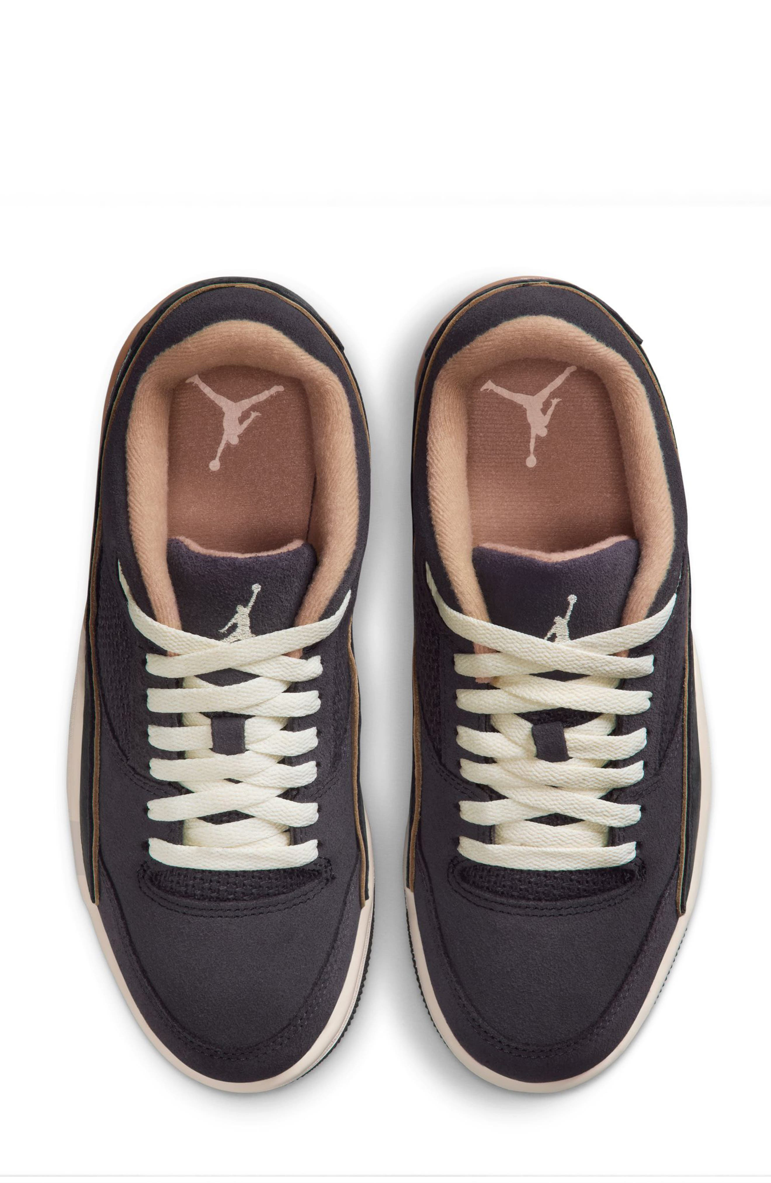 Jordan Flight Court SE Sneaker in Anthracite/Coconut Milk/Hemp at Nordstrom - 4