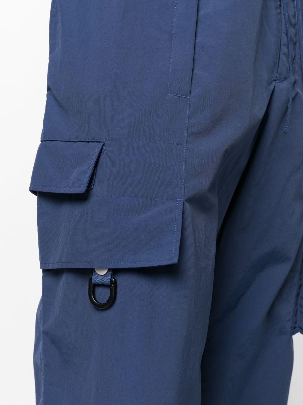 wide-leg cargo trousers - 5