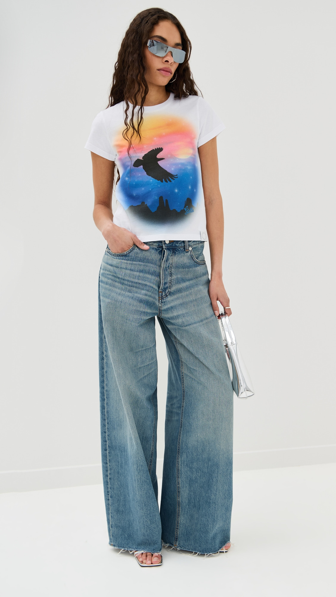 Bird Print Mini T Shirt - 4