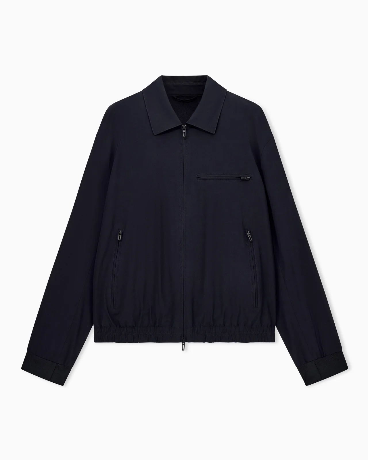 NYLON TWILL TRAVEL ESSENTIAL JACKET - 1