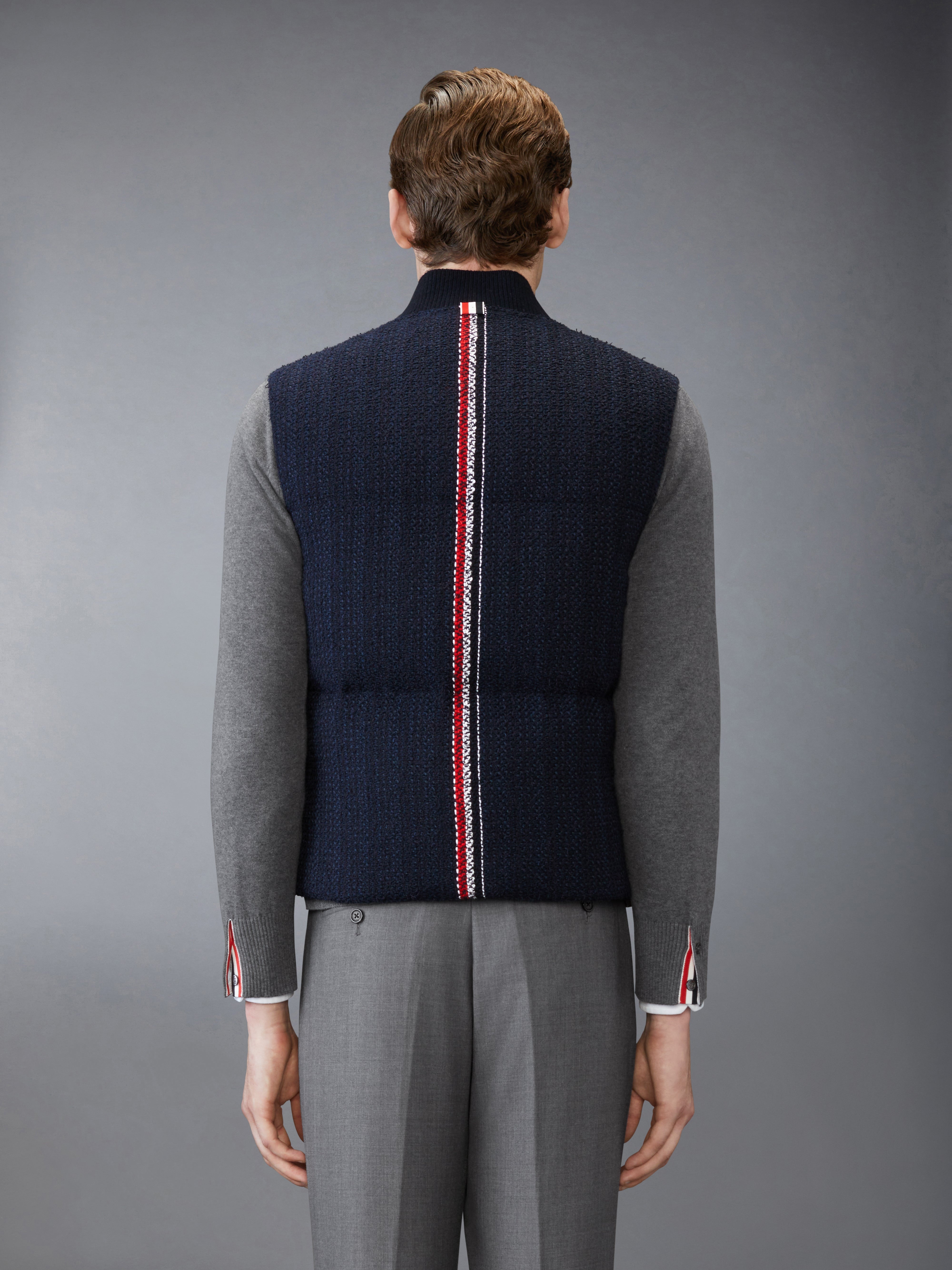 TWEED DOWNFILLED VEST - 3