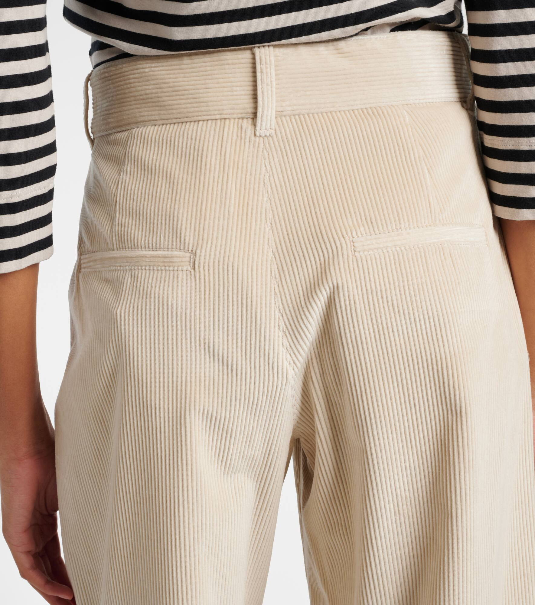 Eneide cotton corduroy wide-leg pants - 5