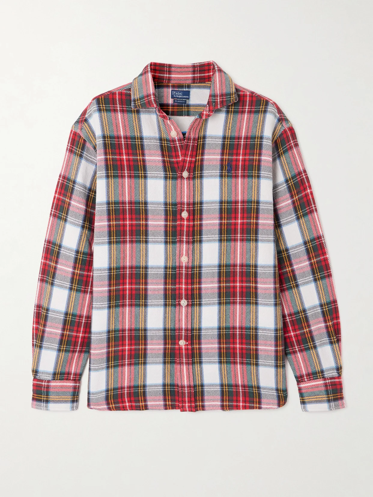 Checked Cotton-flannel Shirt - 1