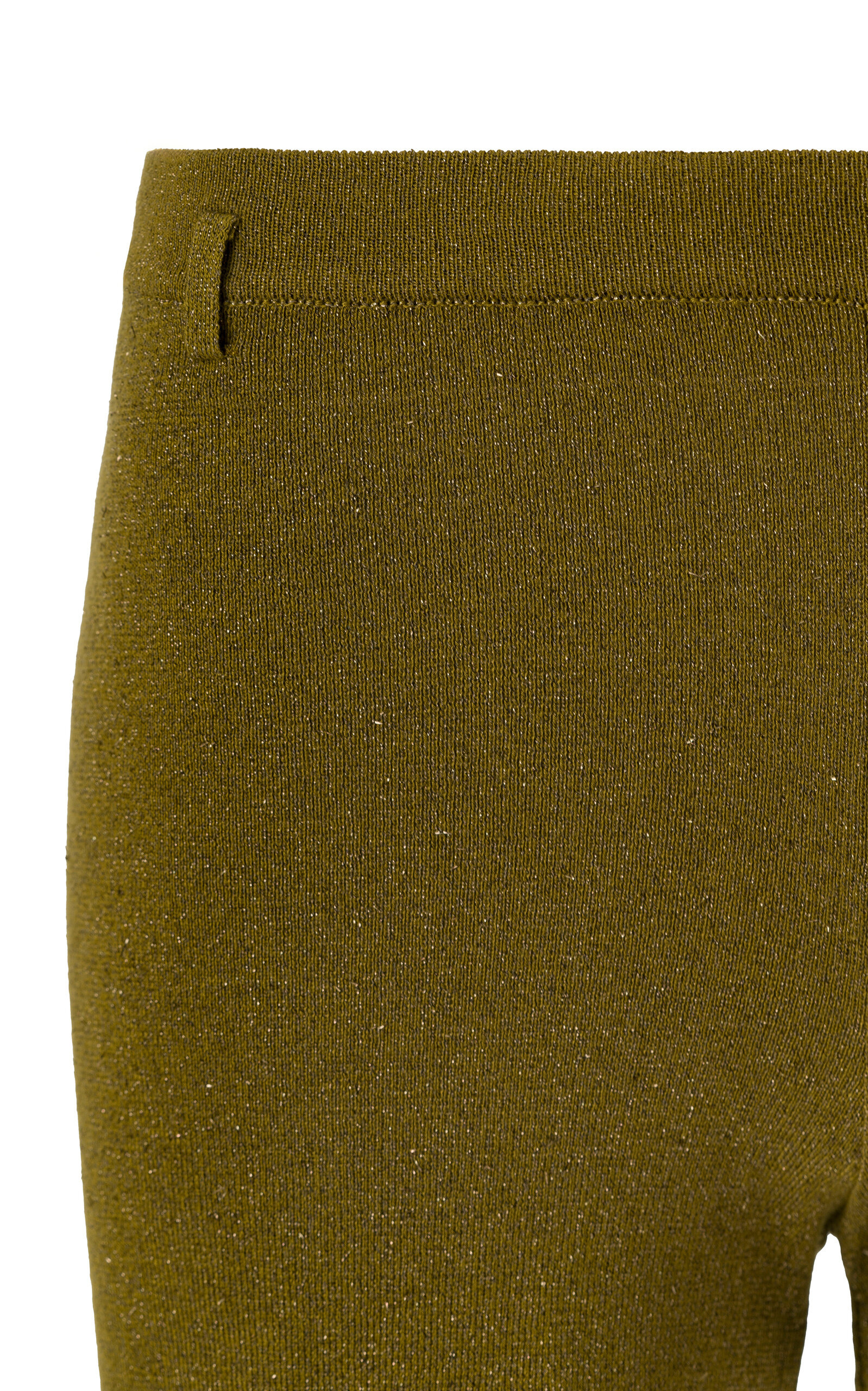 Sou Metallic Knit Shorts khaki - 6