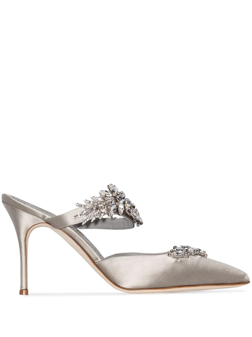 Lurum 110mm crystal-embellished mules - 1