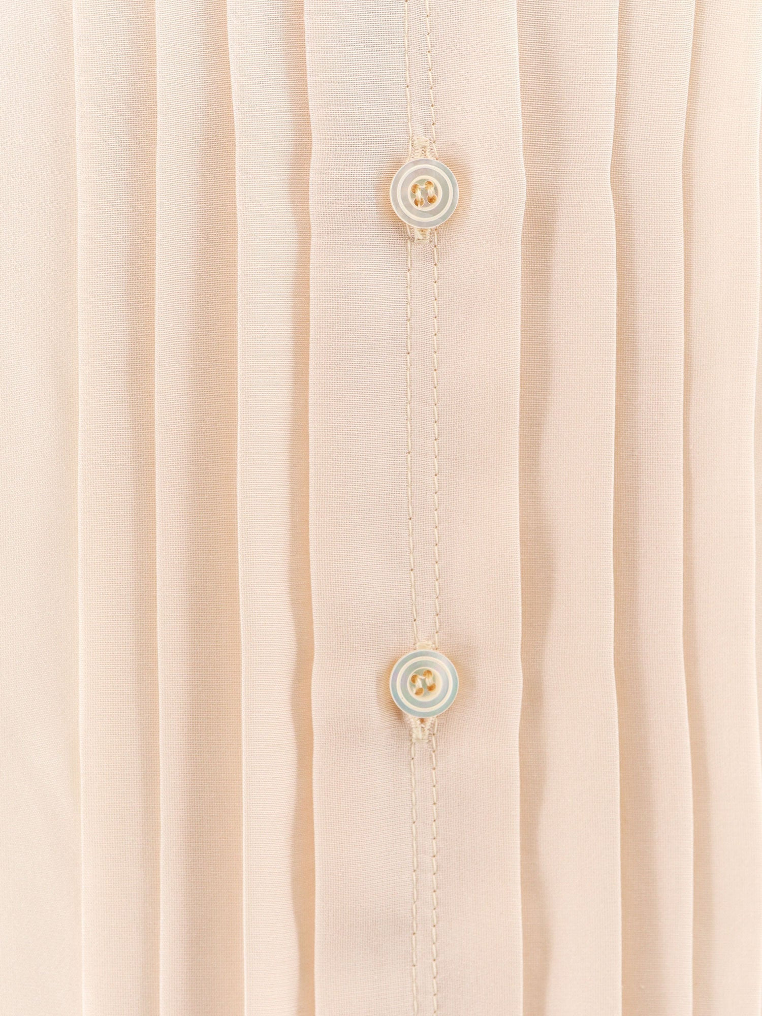 Silk Shirt With Pleated Detail - 5