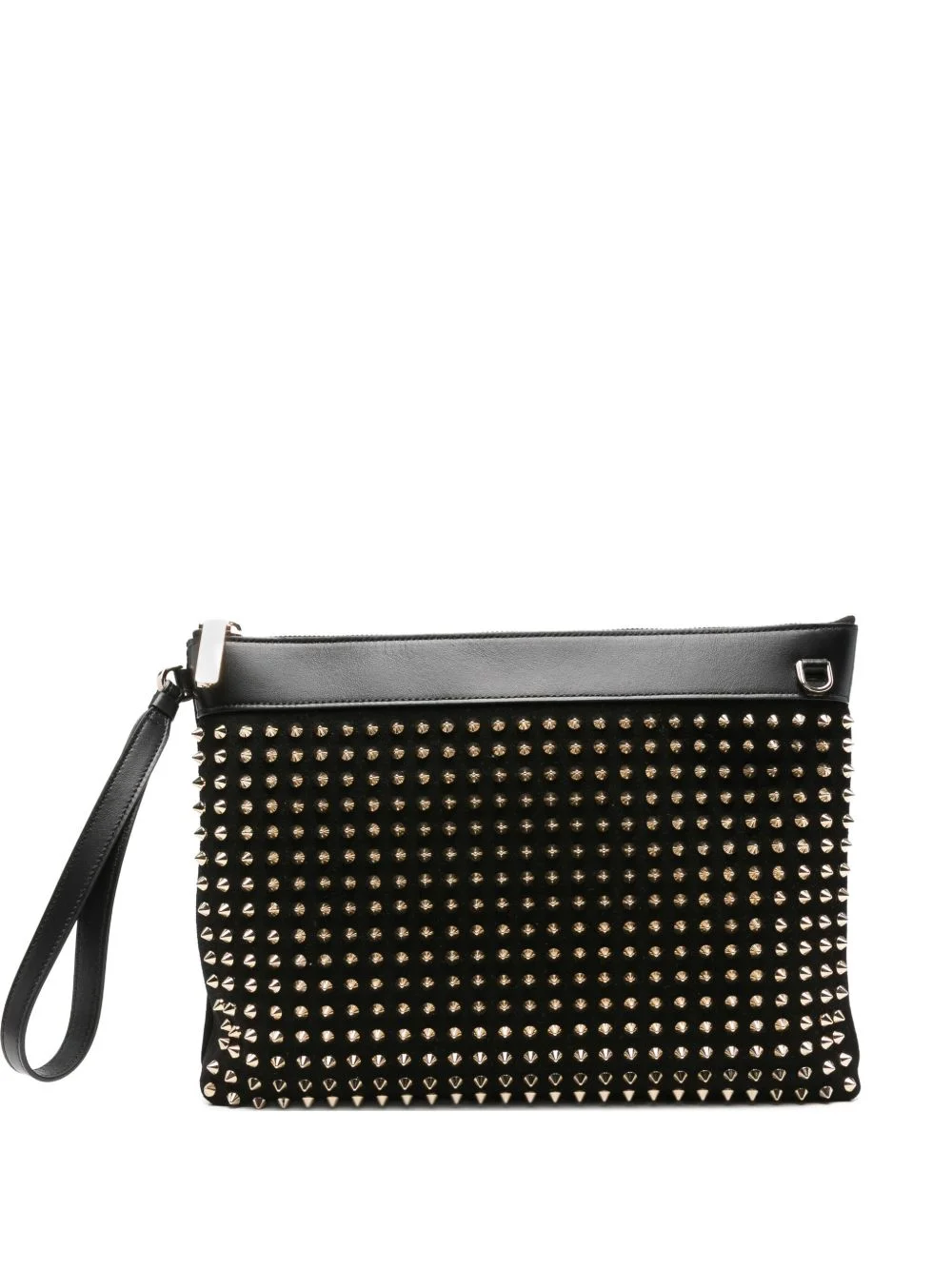 studded clutch bag - 1
