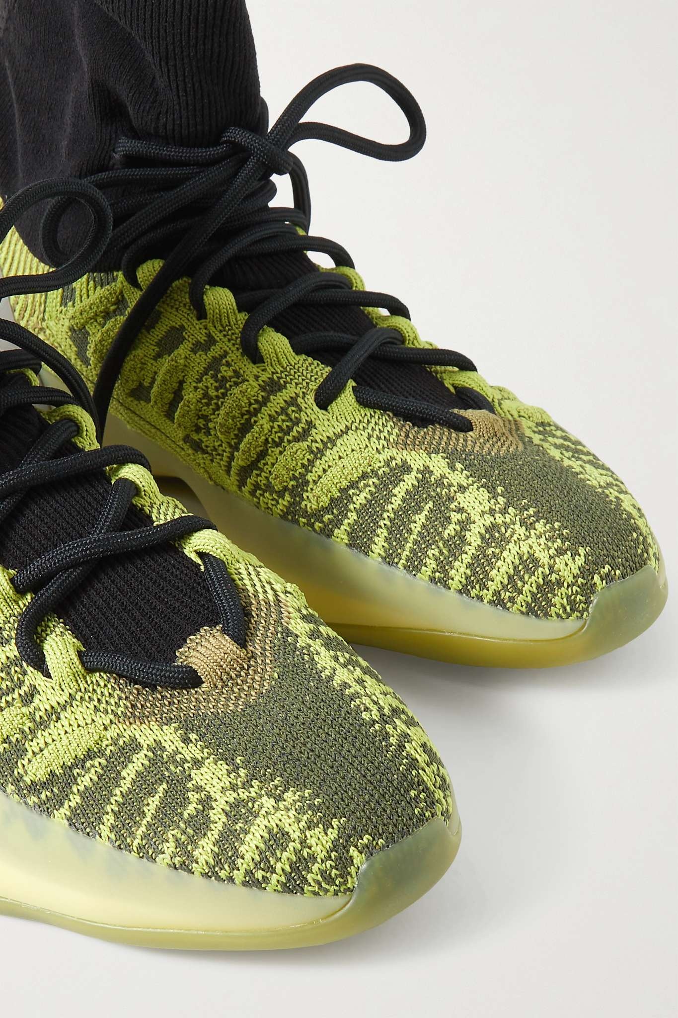 Yeezy BSKTBL rubber-trimmed Primeknit sneakers - 4