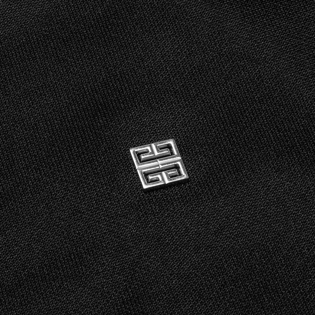 GIVENCHY BRANDED SLEEVES SWEATSHIRT - BLACK - 4