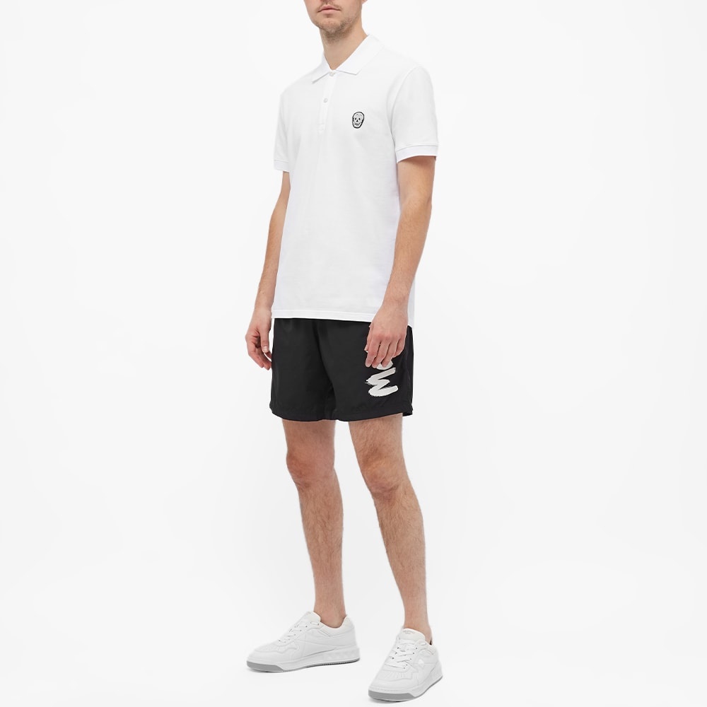 Alexander McQueen Graffiti Logo Swim Short - 6