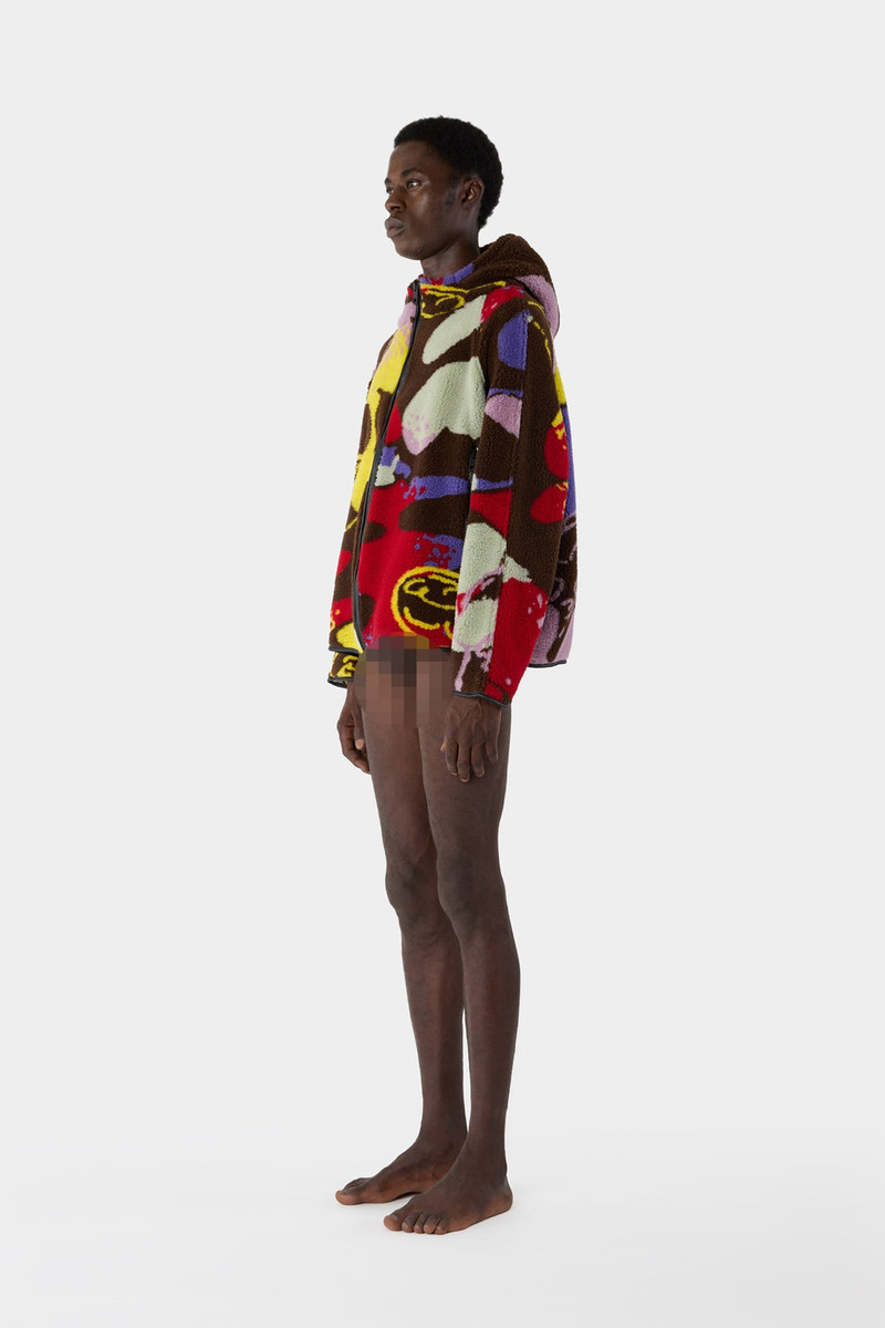 SUNNEI WHATEVER PRINT FAUX SHEARLING outlook