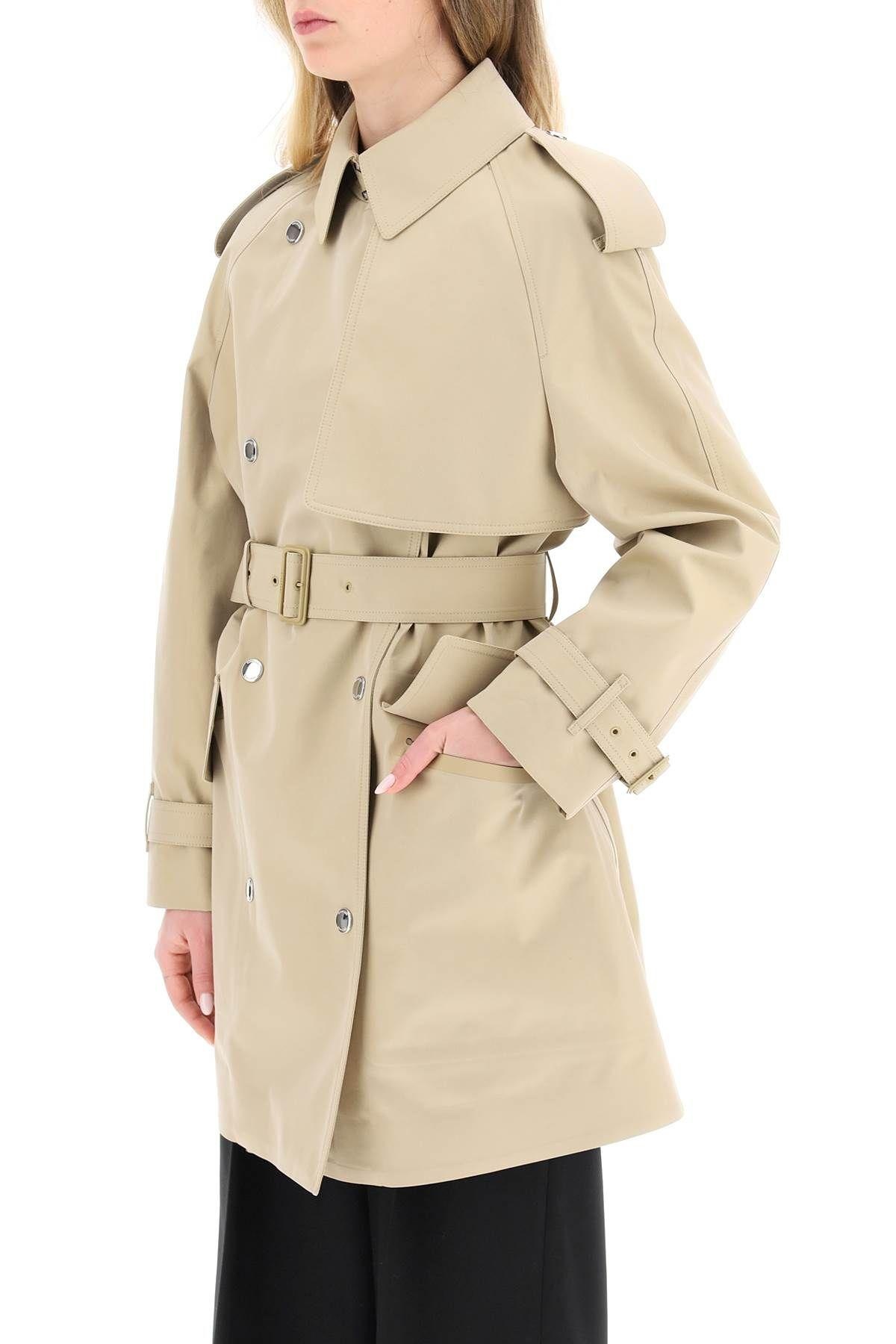 'JAMES' GABARDINE MIDI TRENCH COAT BURBERRY - 5