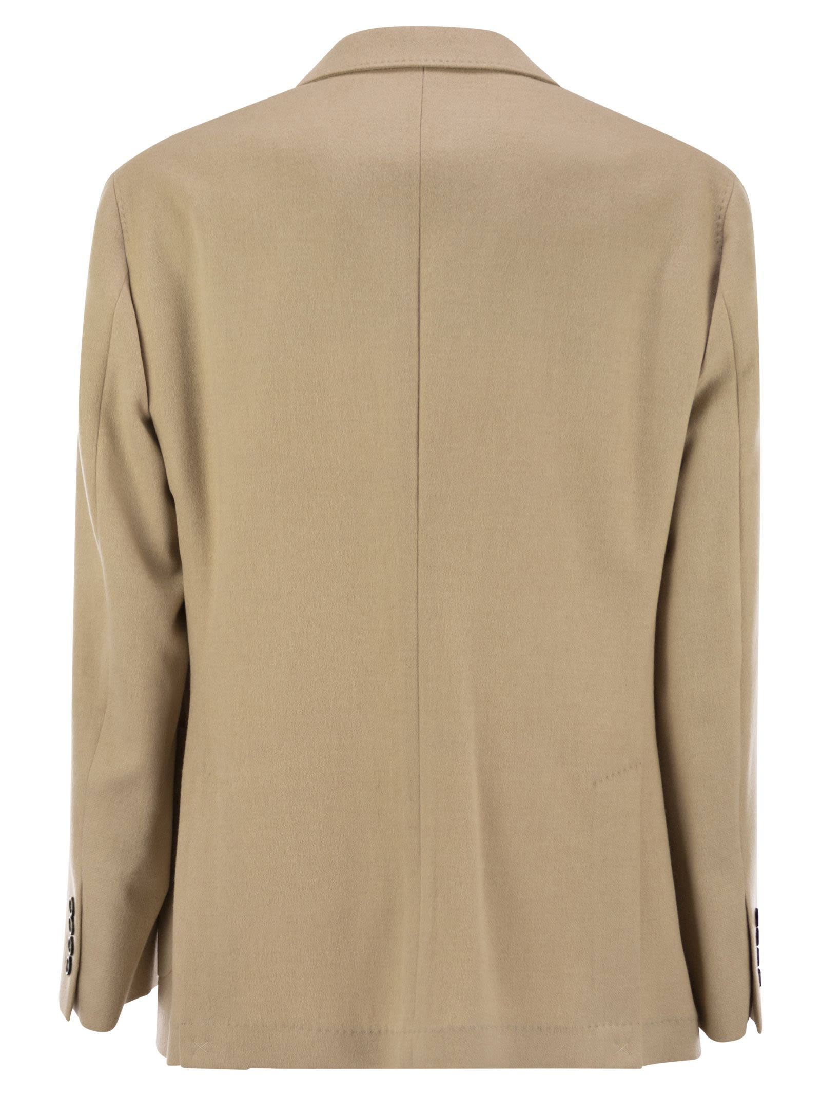 Brunello Cucinelli Men Camel Jacket With Patch Pockets - 2