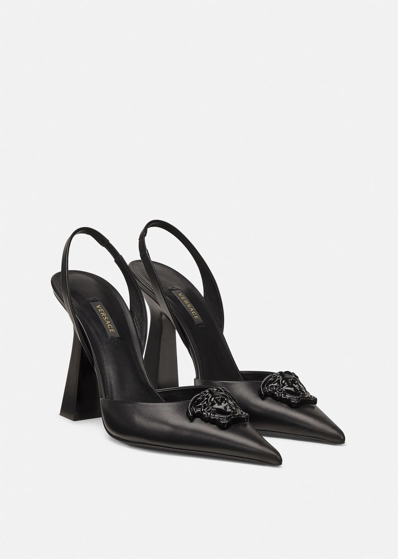 VERSACE La Medusa Sling-Back Pumps outlook