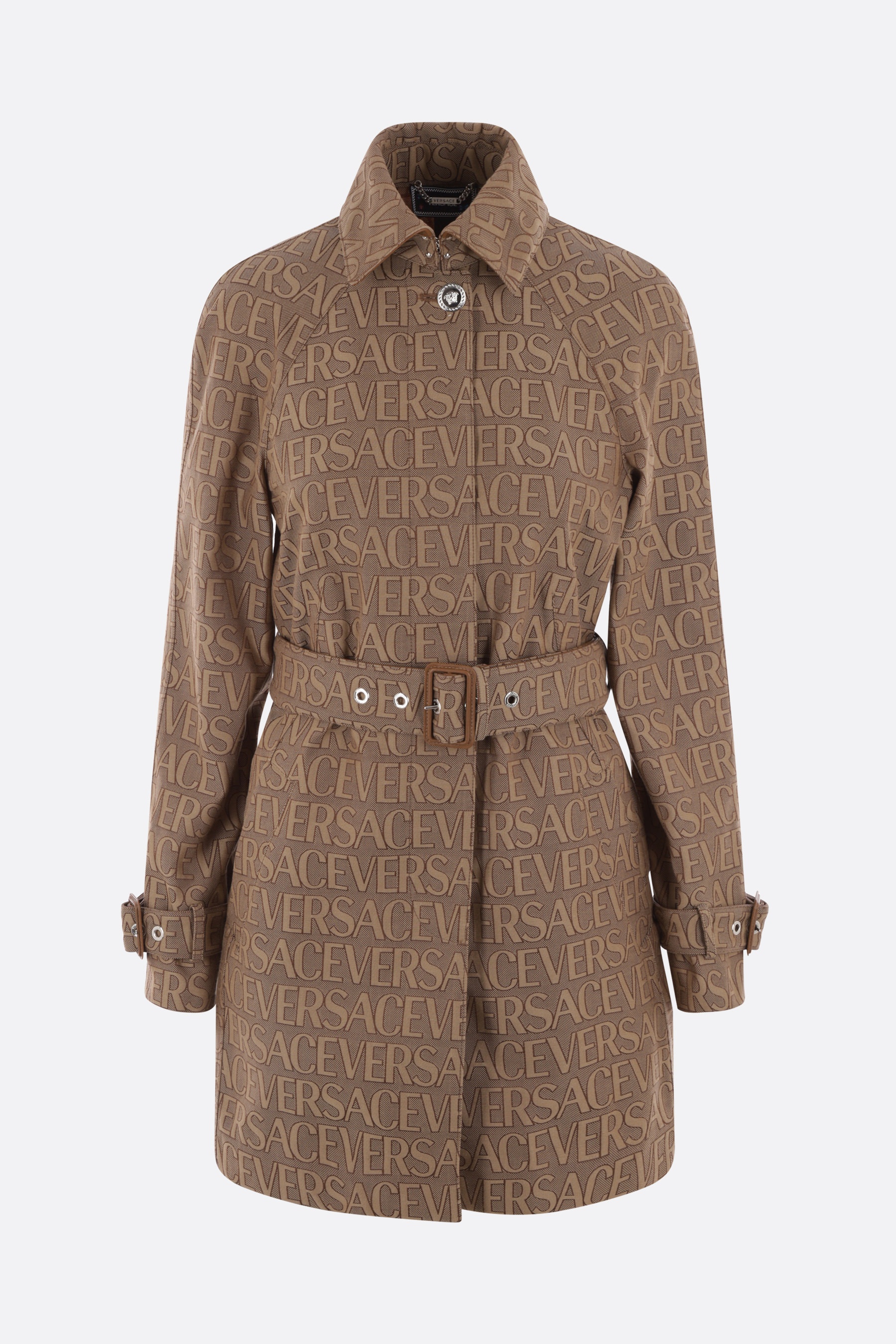トレンチコート VERSACE VERSACE ALLOVER JACQUARD CANVAS TRENCH COAT VERSACE VERSACE ALLOVER JACQUARD CANVAS TRENCH COAT