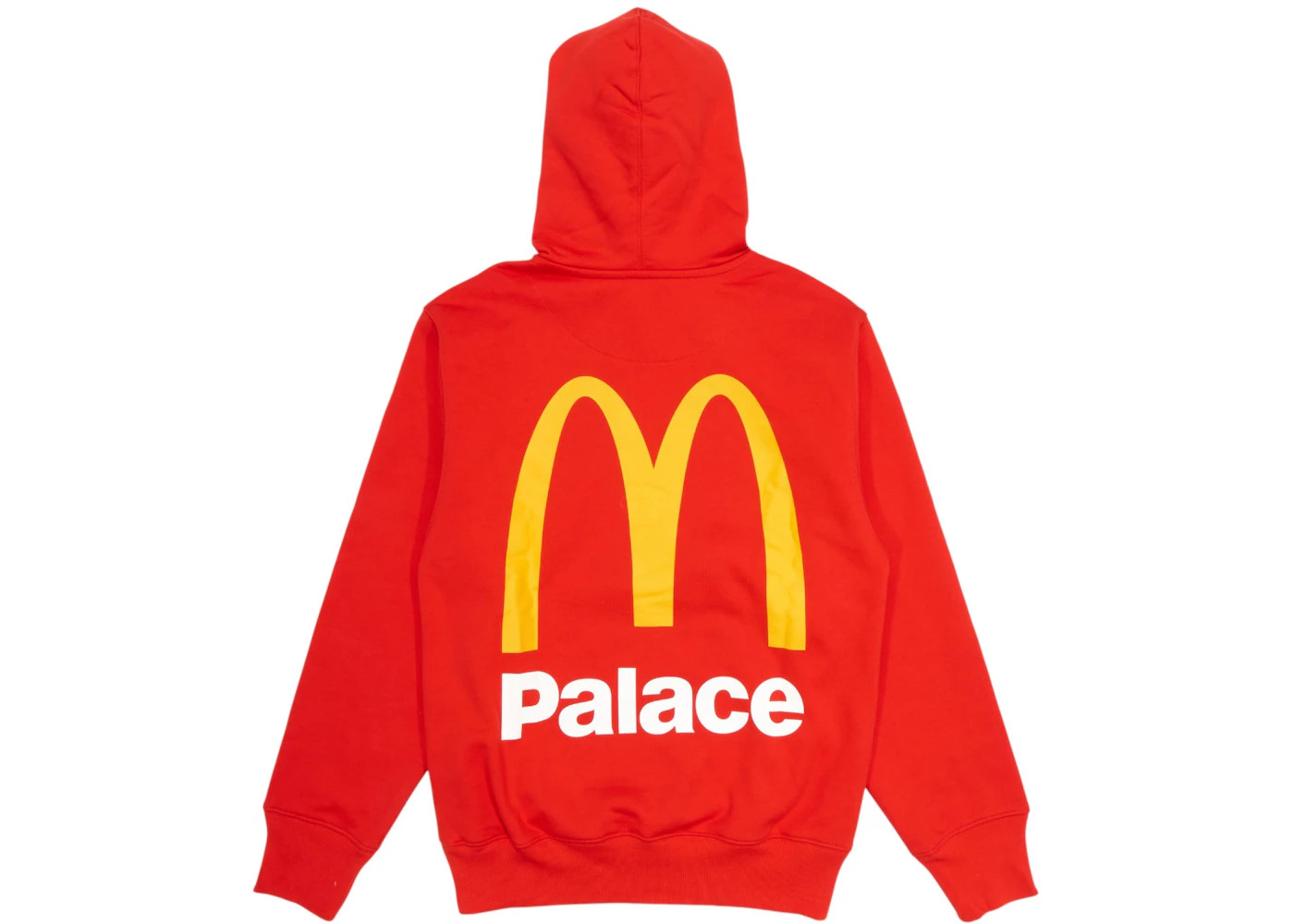 Palace x McDonald's Logo Hood Red - 2