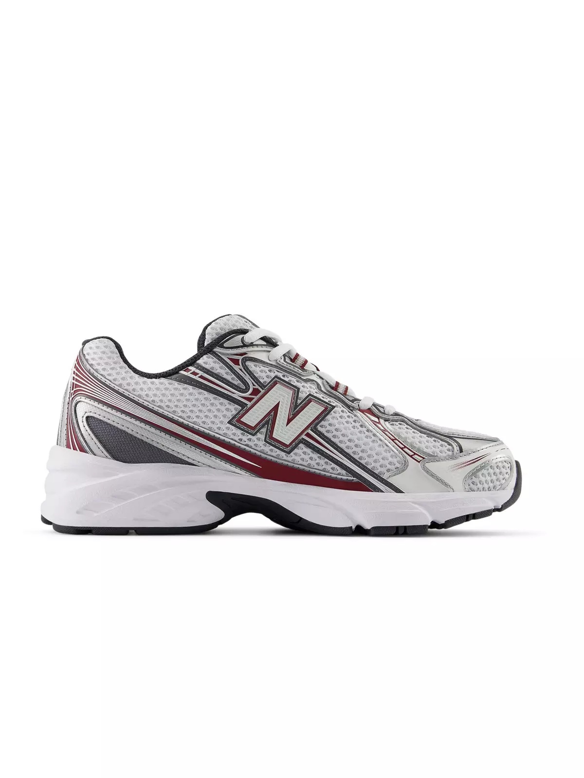 740 "Mercury Red/White/Castlerock" Unisex Shoe - 2