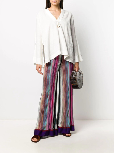 Missoni multicolour flared trousers outlook