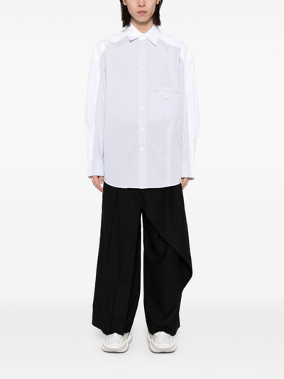 FENG CHEN WANG panelled shirt outlook