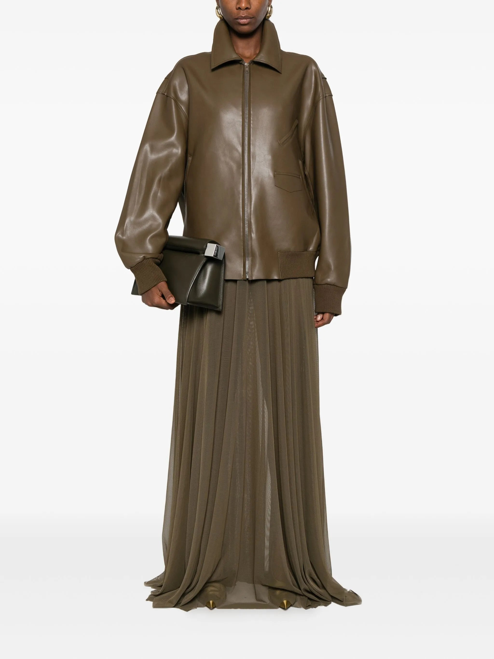 zip-front bomber jacket - 2