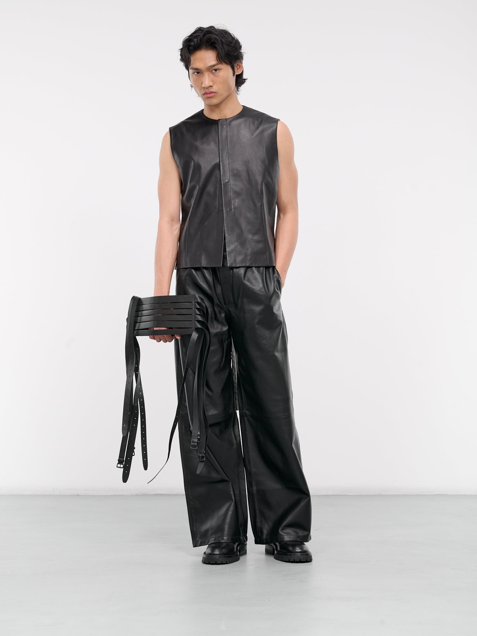 Leather Boxer Pants - 6