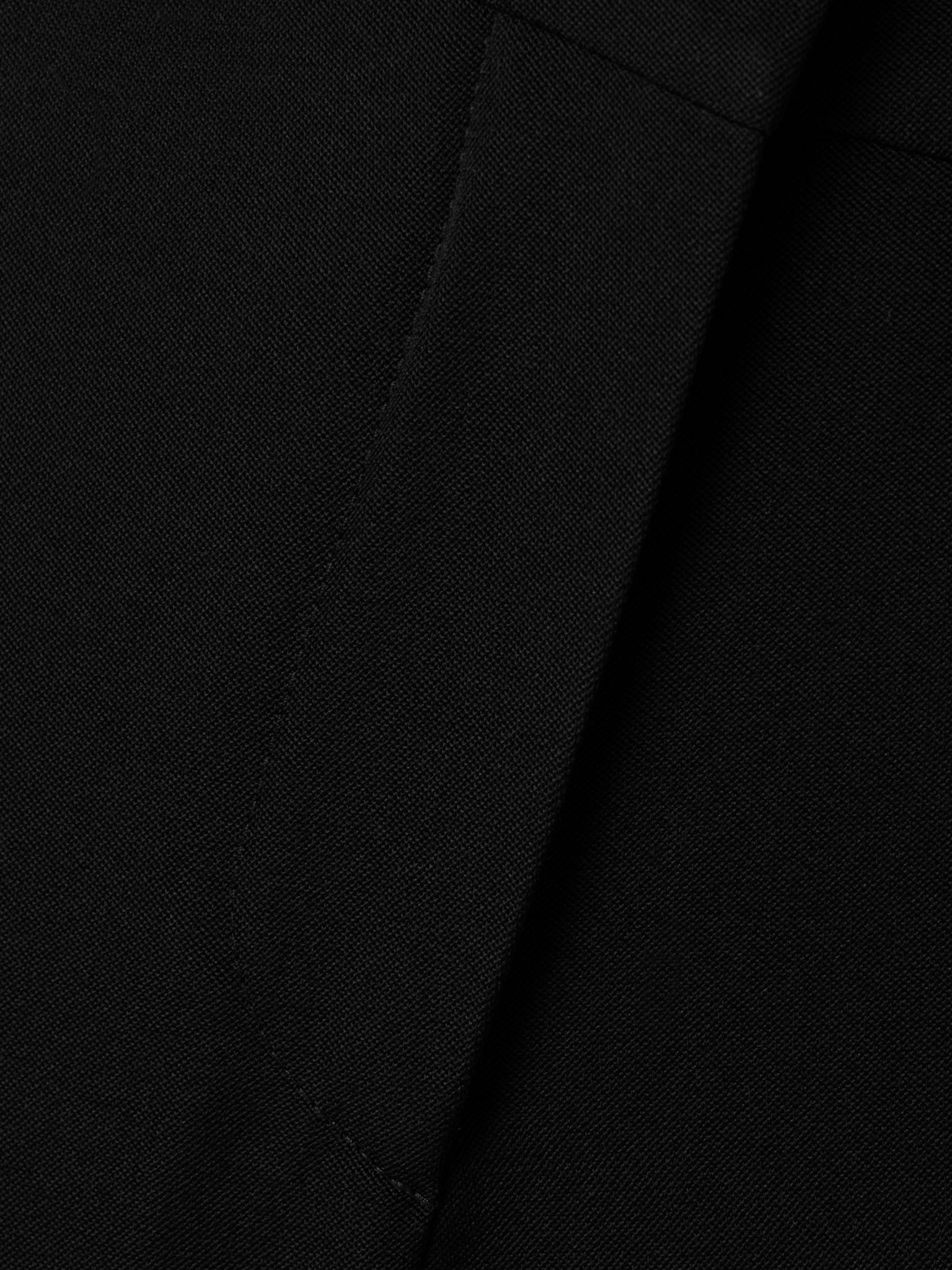 Grain de poudre wool flared pants Black - 4