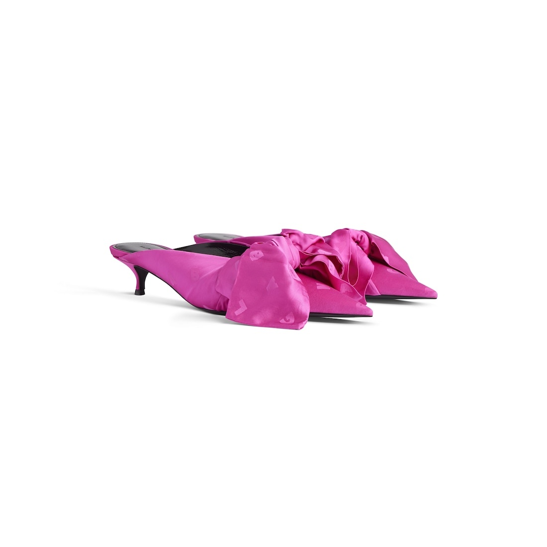 Women's Knife Lavalière 40mm Mule  in Dark Pink - 2