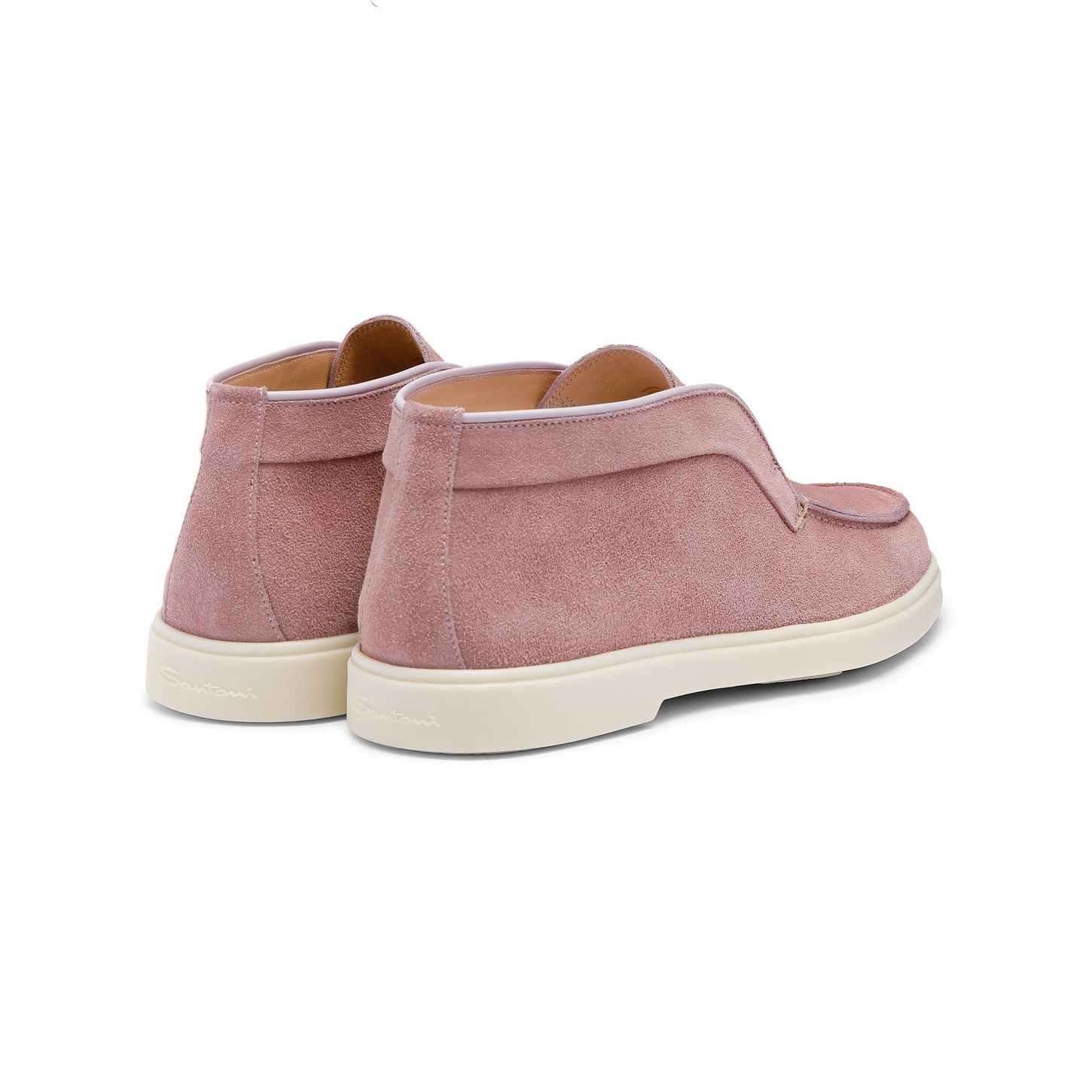 Women's pink suede desert boot - 3