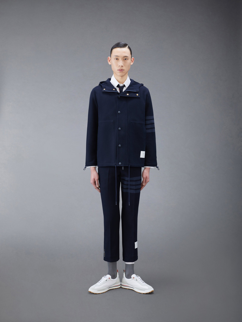 Navy Double Face Tech Twill 4-Bar Sport Coat 3