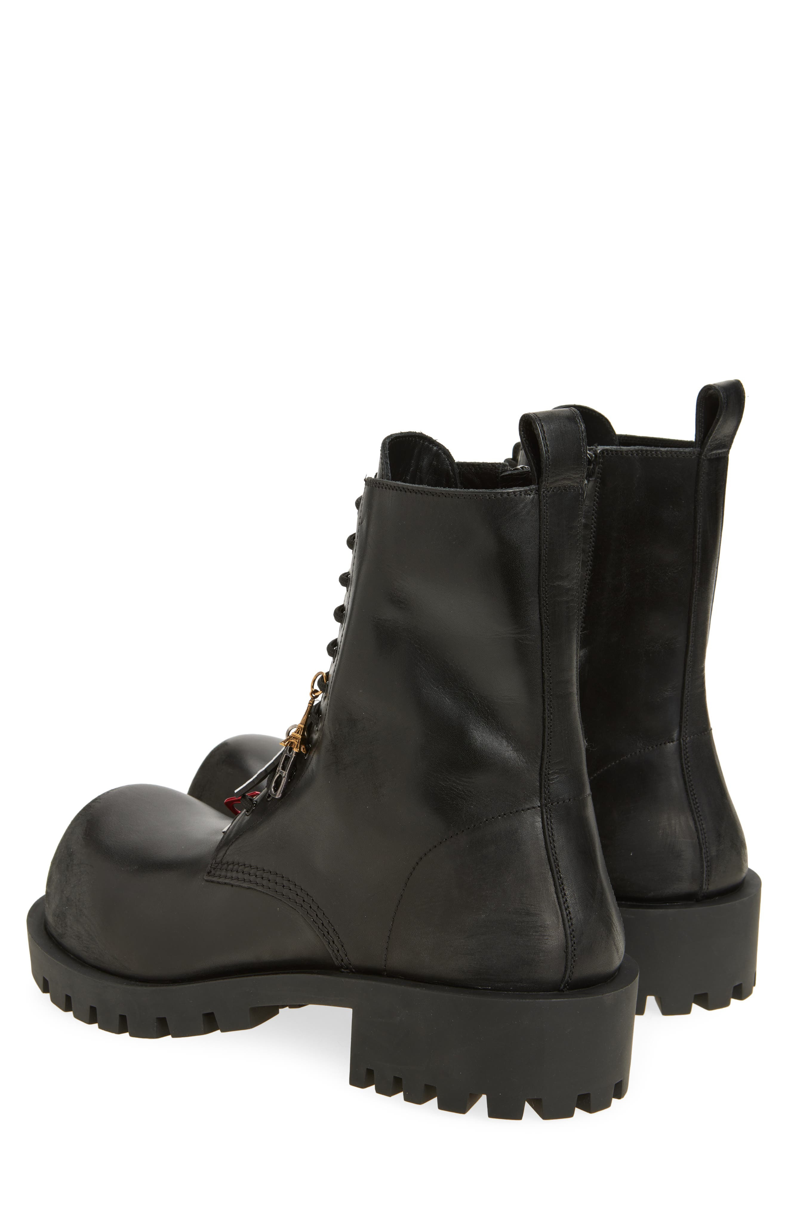 Balenciaga Hummer Combat Boot in 1080 Black at Nordstrom - 2