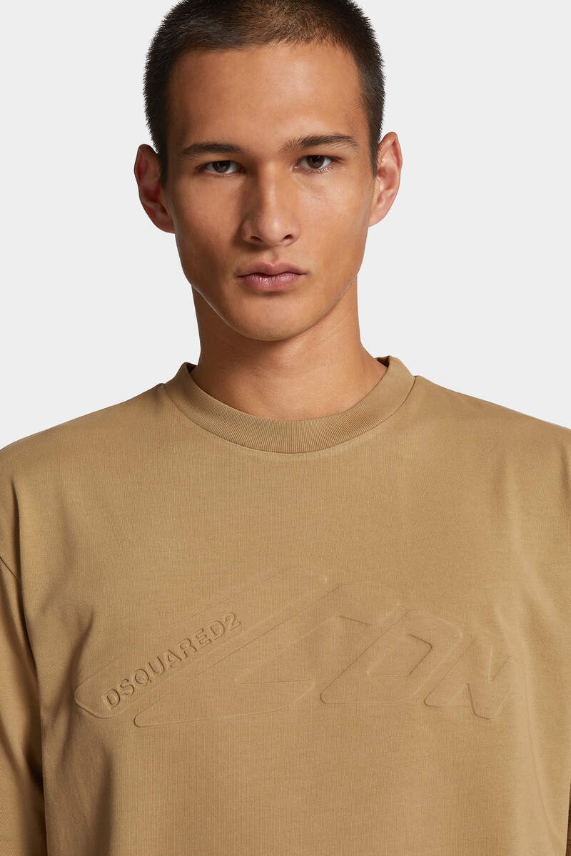 ICON NEW GENERATION LOOSE FIT EMBOSSED T-SHIRT - 5