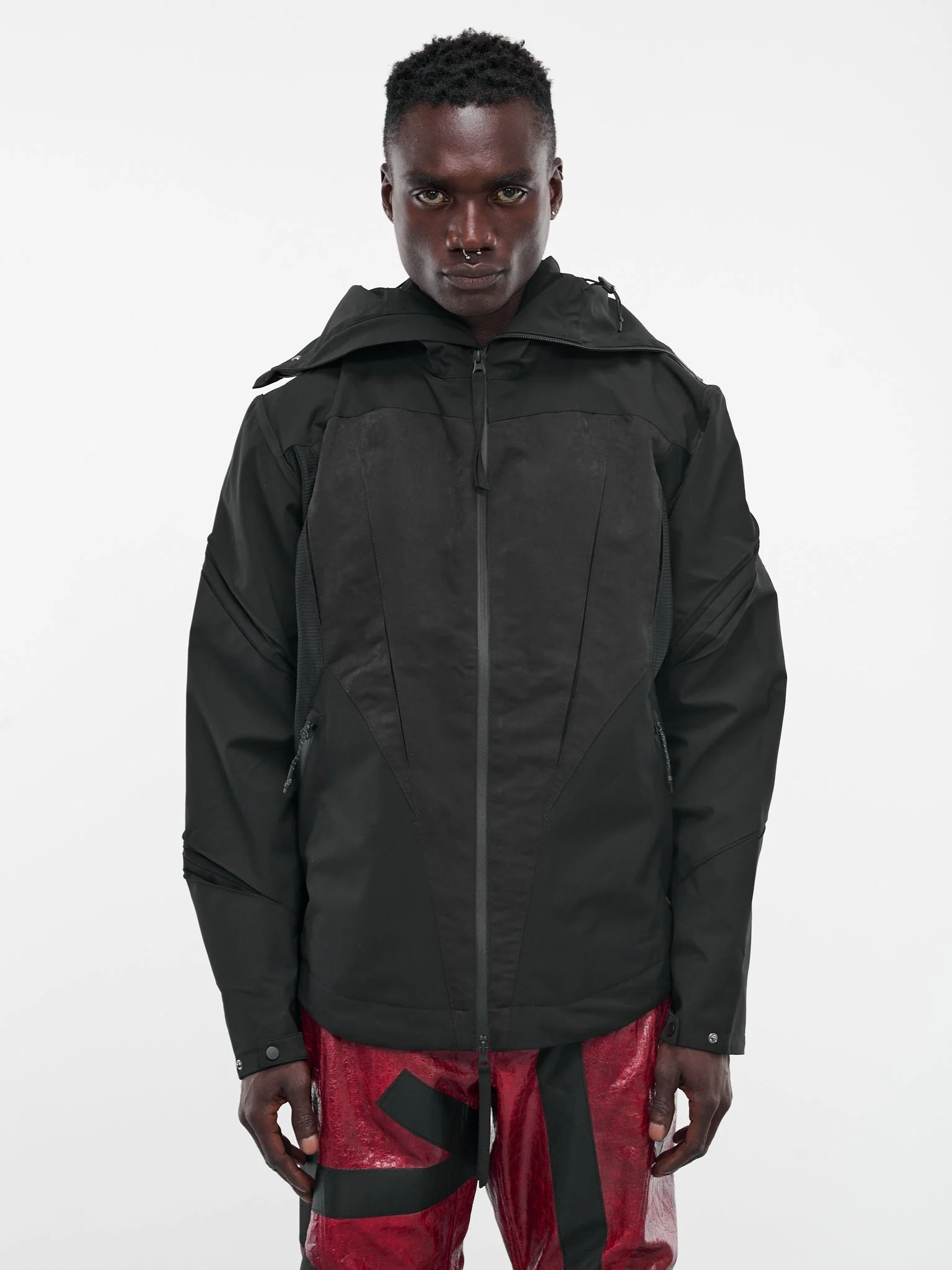 Gather-Slashed Windbreaker - 1