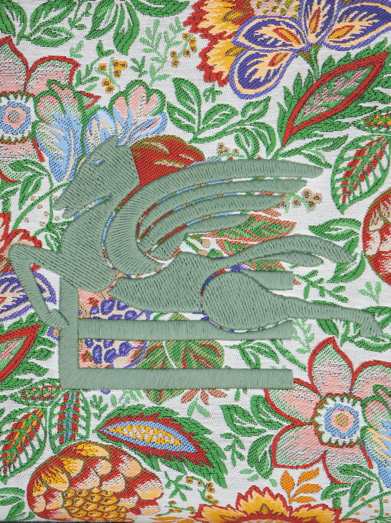 MEDIUM FLORAL JACQUARD LOVE TROTTER BAG 6