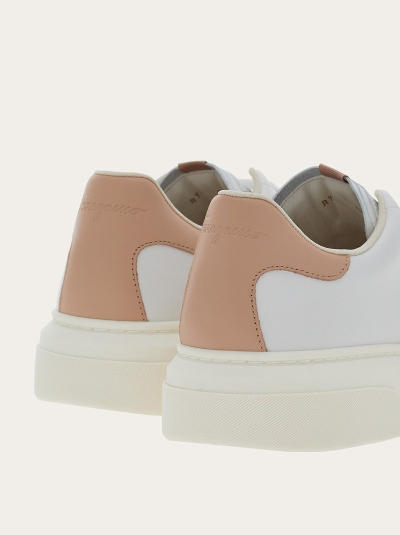 FERRAGAMO SNEAKER WITH MINI VARA CHAIN ORNAMENT outlook