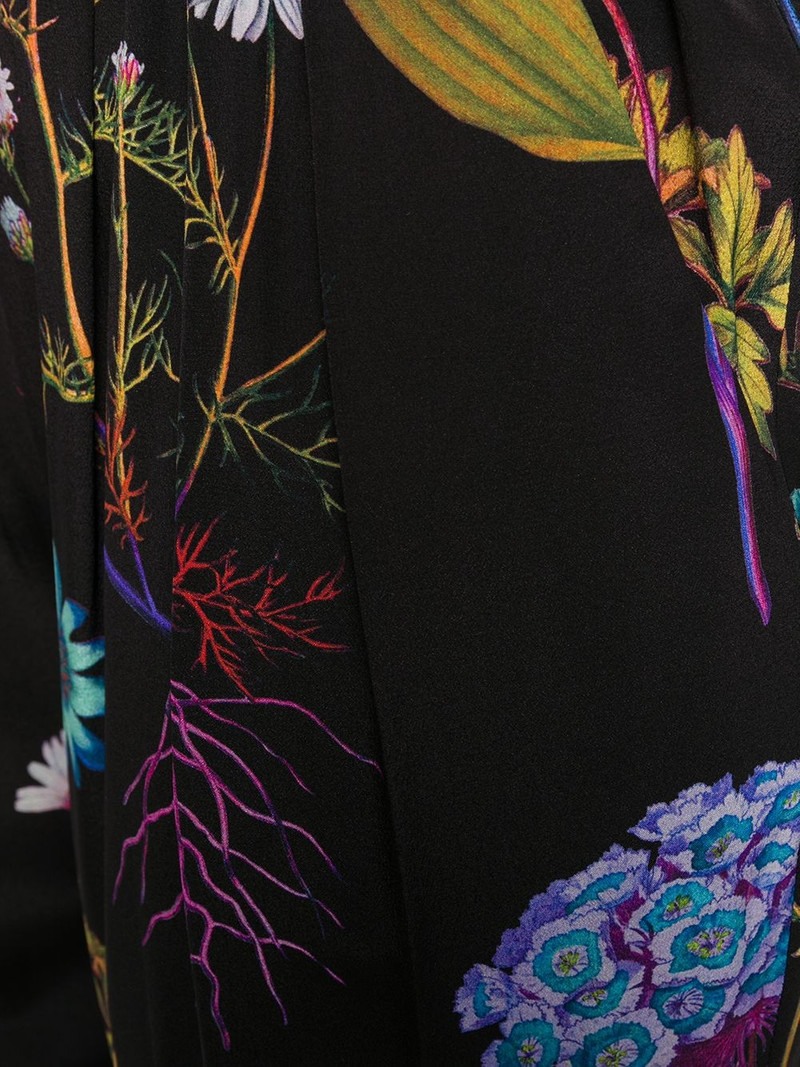 floral print tapered trousers 5